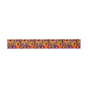 Bandeau De Faire-part Kandinsky Farbstudie Quadrates Cercles Art