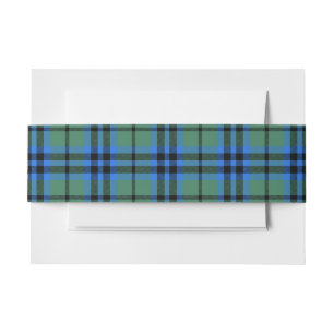Bandeau De Faire-part Keith Scottish Tartan Belly