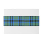 Bandeau De Faire-part Keith Scottish Tartan Belly Band (Dos exemple)