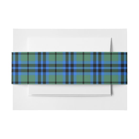 Bandeau De Faire-part Keith Scottish Tartan Belly Band (Devant Example)
