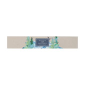 Bandeau De Faire-part Kraft Rocky Mountain Mariage Belly Band (Plat)