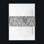Bandeau De Faire-part La collection de Mariages Chalkboard & Lace<br><div class="desc">La collection Chalkboard & dentelle est un design étonnant avec un bel arrière - plan effet Chalkboard avec une coupe en dentelle blanche vintage romantique. Ces groupes de ventre d'invitation peuvent être personnalisés pour votre occasion spéciale et ferait l'accessoire parfait pour tout mariage rustique, douche nuptiale, fête de fiançailles, fête...</div>