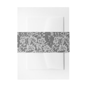 Bandeau De Faire-part La collection de Mariages Chalkboard & Lace