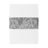 Bandeau De Faire-part La collection de Mariages Chalkboard & Lace (Dos Example)