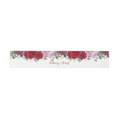 Bandeau De Faire-part La collection de Mariages floraux romantiques (Plat)