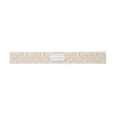 Bandeau De Faire-part La collection Mariage moderne de Paisley - Brown (Plat)