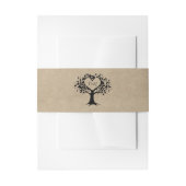 Bandeau De Faire-part La collection Rustic Heart Tree Mariage (Devant example)
