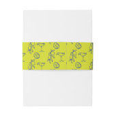 Bandeau De Faire-part La Dolce Vita citrons méditerranéens (Dos Example)