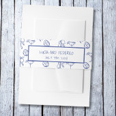 Bandeau De Faire-part La Dolce Vita citrons méditerranéens