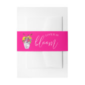 Bandeau De Faire-part L'amour dans la floraison Mariage (Devant example)