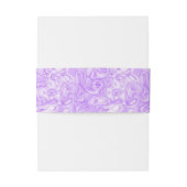 Bandeau De Faire-part Lapin Lilas Mignon (Dos Example)
