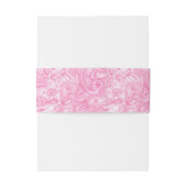 Bandeau De Faire-part Lapin Rose Mignon (Dos Example)