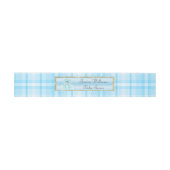 Bandeau De Faire-part Lapin sarcelle mignon (Plat)