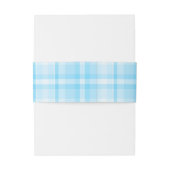 Bandeau De Faire-part Lapin sarcelle mignon (Dos Example)