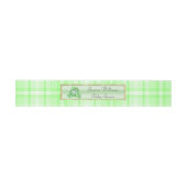 Bandeau De Faire-part Lapin vert mignon (Plat)