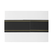 Bandeau De Faire-part Las Vegas Casino Chip Black Gold Heart Mariage (Dos exemple)