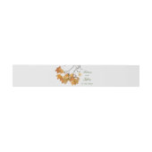 Bandeau De Faire-part L'automne artistique quitte le Mariage (Plat)