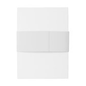 Bandeau De Faire-part L'automne artistique quitte le Mariage (Dos Example)