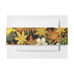 Bandeau De Faire-part L'automne japonais laisse l'art classique antique