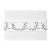 Bandeau De Faire-part Lavande et Eucalyptus (Dos exemple)