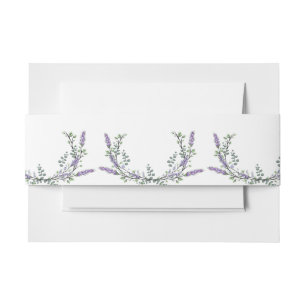 Bandeau De Faire-part Lavande et Eucalyptus