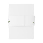 Bandeau De Faire-part Lavande violette Mariage floral rustique (Dos Example)