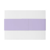 Bandeau De Faire-part Lavender Belly Bands (Dos exemple)