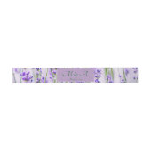 Bandeau De Faire-part Lavender Champs Mariage Belly Bands (Plat)