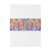 Bandeau De Faire-part Lavender Fields Western Wedding  (Dos Example)