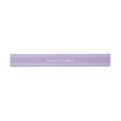 Bandeau De Faire-part Lavender Modern Elegant Wedding Invitation (Plat)