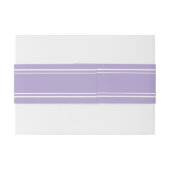 Bandeau De Faire-part Lavender Modern Elegant Wedding Invitation (Dos exemple)