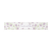 Bandeau De Faire-part Lavender Purple Rose Wedding (Plat)