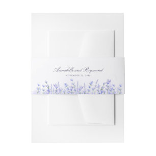 Bandeau De Faire-part Lavenders Floral Purple Mariage