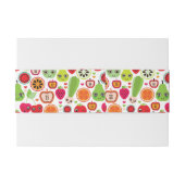 Bandeau De Faire-part le fruit badine la pomme d'illustration (Dos exemple)