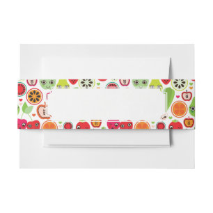 Bandeau De Faire-part le fruit badine la pomme d'illustration