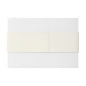 Bandeau De Faire-part Le Mariage de Simple Elegant Gold White (Dos exemple)