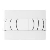 Bandeau De Faire-part Le Web d'un simple araignée (Dos exemple)