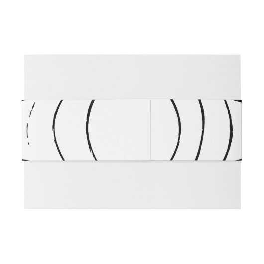 Bandeau De Faire-part Le Web d'un simple araignée (Dos exemple)