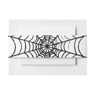 Bandeau De Faire-part Le Web d'un simple araignée