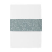 Bandeau De Faire-part L'élégance de la nature : Ginkgo Biloba Mariage (Dos Example)