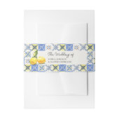 Bandeau De Faire-part Lemon Grove Italien Carreaux de pays Mariage (Devant example)