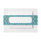 Bandeau De Faire-part Les oiseaux modèlent le bleu (Devant Example)