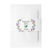 Bandeau De Faire-part LGBTQ Artisan Fabriqué Avec Un Enveloppement De Ba (Devant example)