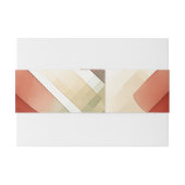 Bandeau De Faire-part L'hiver dans une bande de Belly Forêt À feuillage  (Dos exemple)