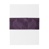 Bandeau De Faire-part Lignes fines Gold Abstrait Mariage V2 Plum ID867 (Dos Example)