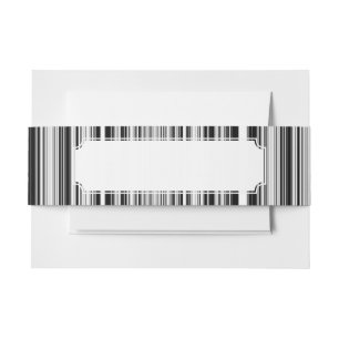 Bandeau De Faire-part Lignes noires et blanches