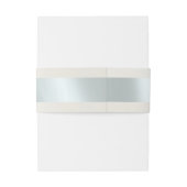 Bandeau De Faire-part Linked Leaf Monogram - Ivory (Dos Example)