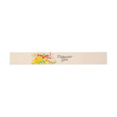 Bandeau De Faire-part L'invité distingué du jardin de fleurs (Plat)