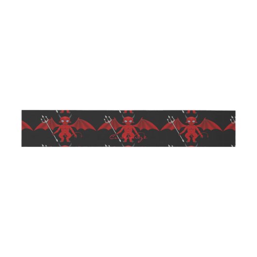Bandeau De Faire-part Little Red Devil Thunder_Cove (Plat)