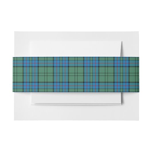 Bandeau De Faire-part Lockhart Scottish Tartan Belly Band (Devant Example)